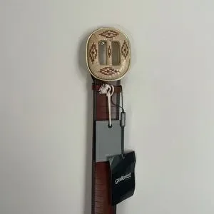Accessories | Boho Framed Genuine Leather Belt With  display picture 1